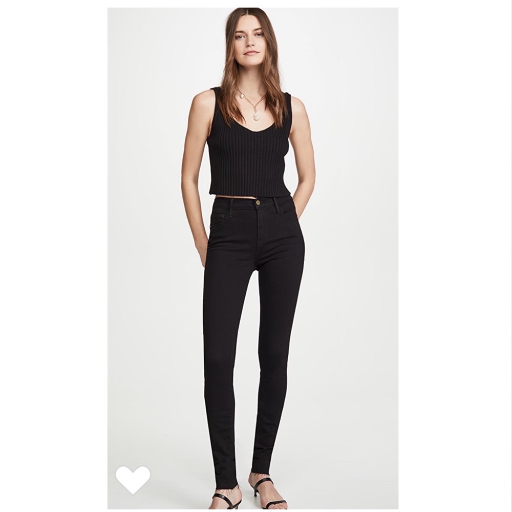 34 inseam FRAME high-rise Forever Karlie jean